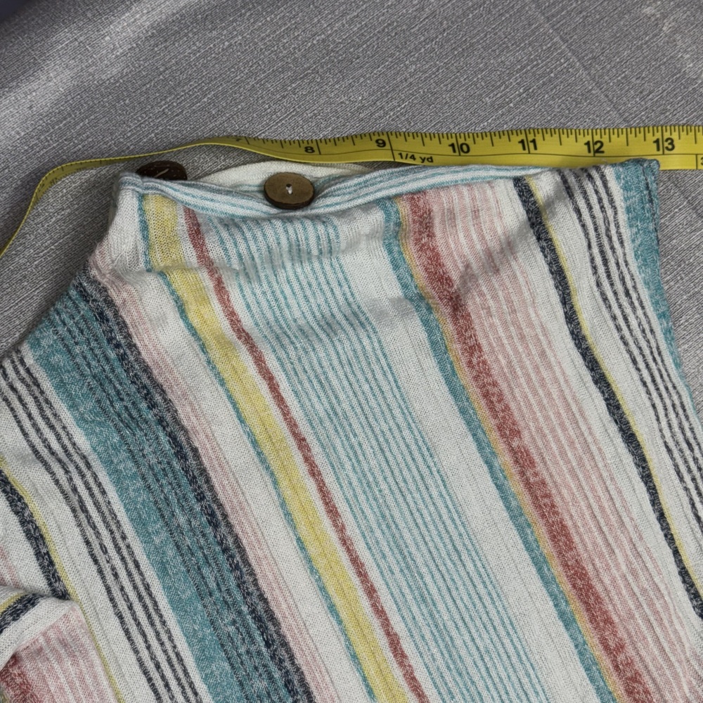 Above and Beyond Womens Top Size L Multicolor Striped Knit - Picture 6 of 7